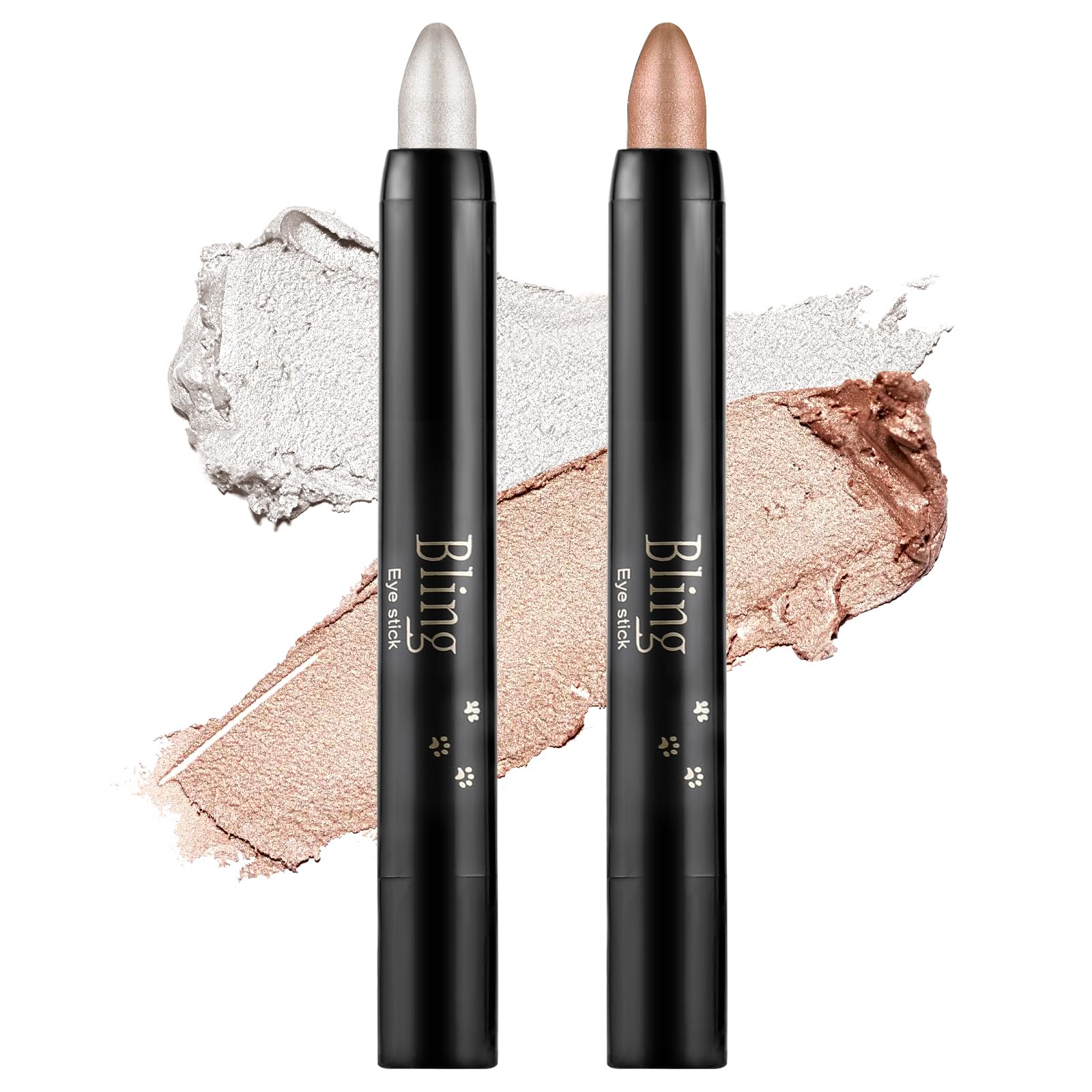 Boobeen Eyeshadow Pencil Crayon Waterproof Eyeshadow Stick Shimmer Cream Eyeshadow Pen Create Glitter Eye Makeup, Easy to Use (15#01#)