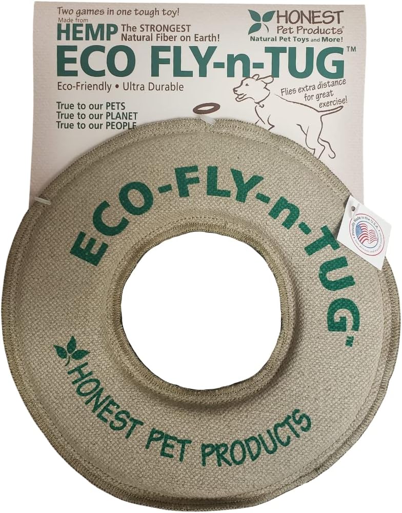 Eco‑Fly‑N‑Tug Small Dog Toy – 6″ Toss...