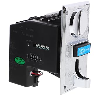Cabilock Roll Counter for Washing Machine Multiple Selector for Game Coins Coin Pusher Machine Coin Sorter for Arcade