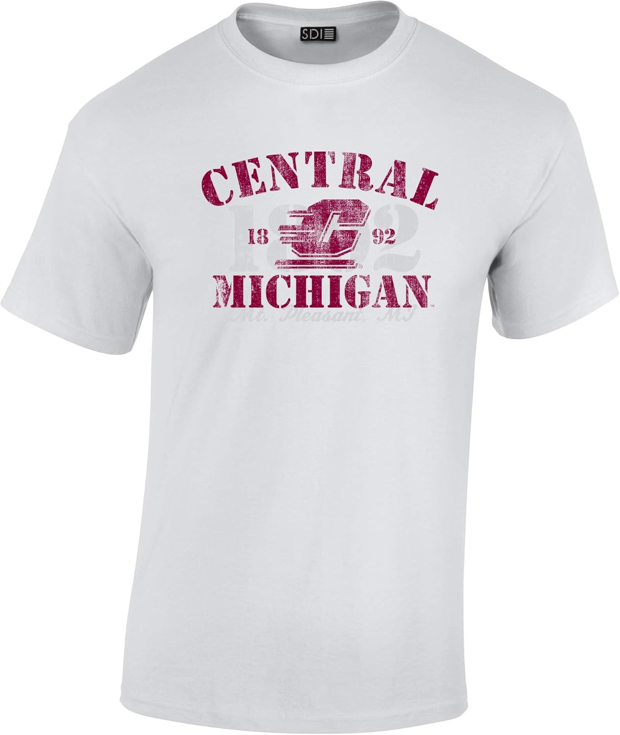 SDI Men's Short Sleeve 100% Cotton Tee