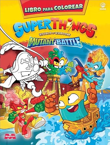 Libro para colorear Superthings Mutant Battle - España