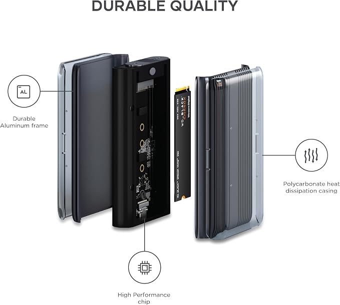 Caja Externa Satechi M.2 USB4 NVMe SSD Pro 16TB Aluminio miniatura 4