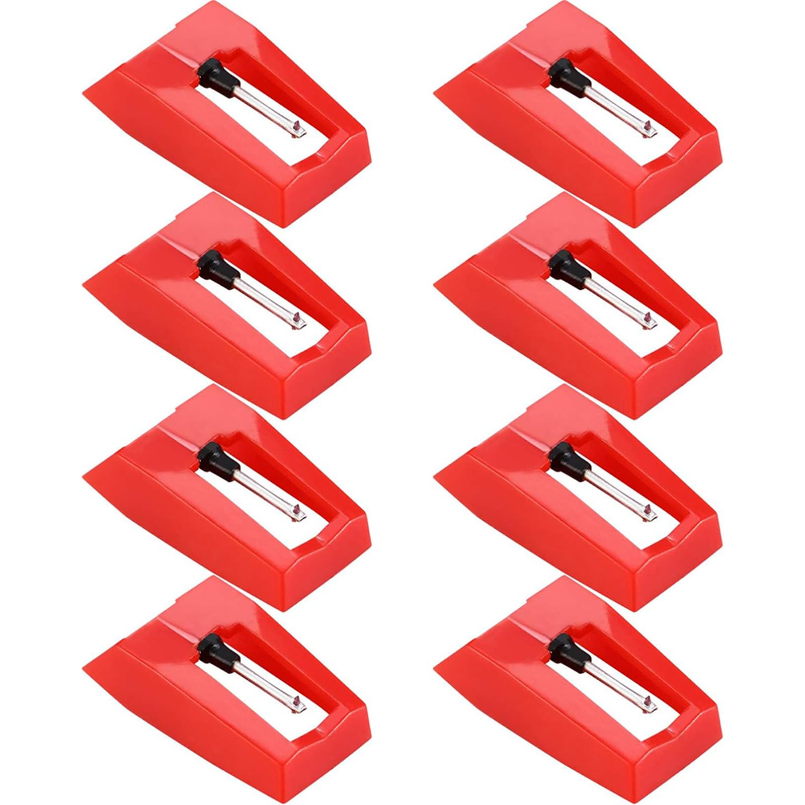 Kangnice 8Pcs Record Player Needle Styluses Replacement for Turntable Phonograph Vinyls Player Styluses Needle Replacement