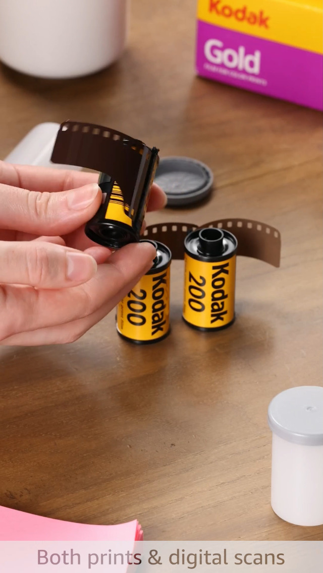 Amazon.com : Kodak 6033971 Gold 200 Film (Purple/Yellow) - 3 Rolls