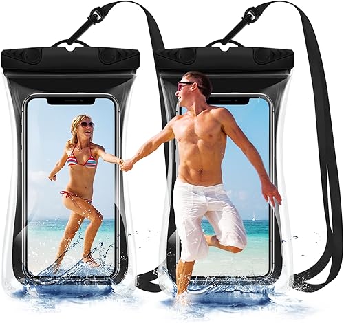 Bolsa impermeable universal para teléfono flotante, bolsa seca grande de protección completa para teléfono celular IPX8 funda impermeable compatible