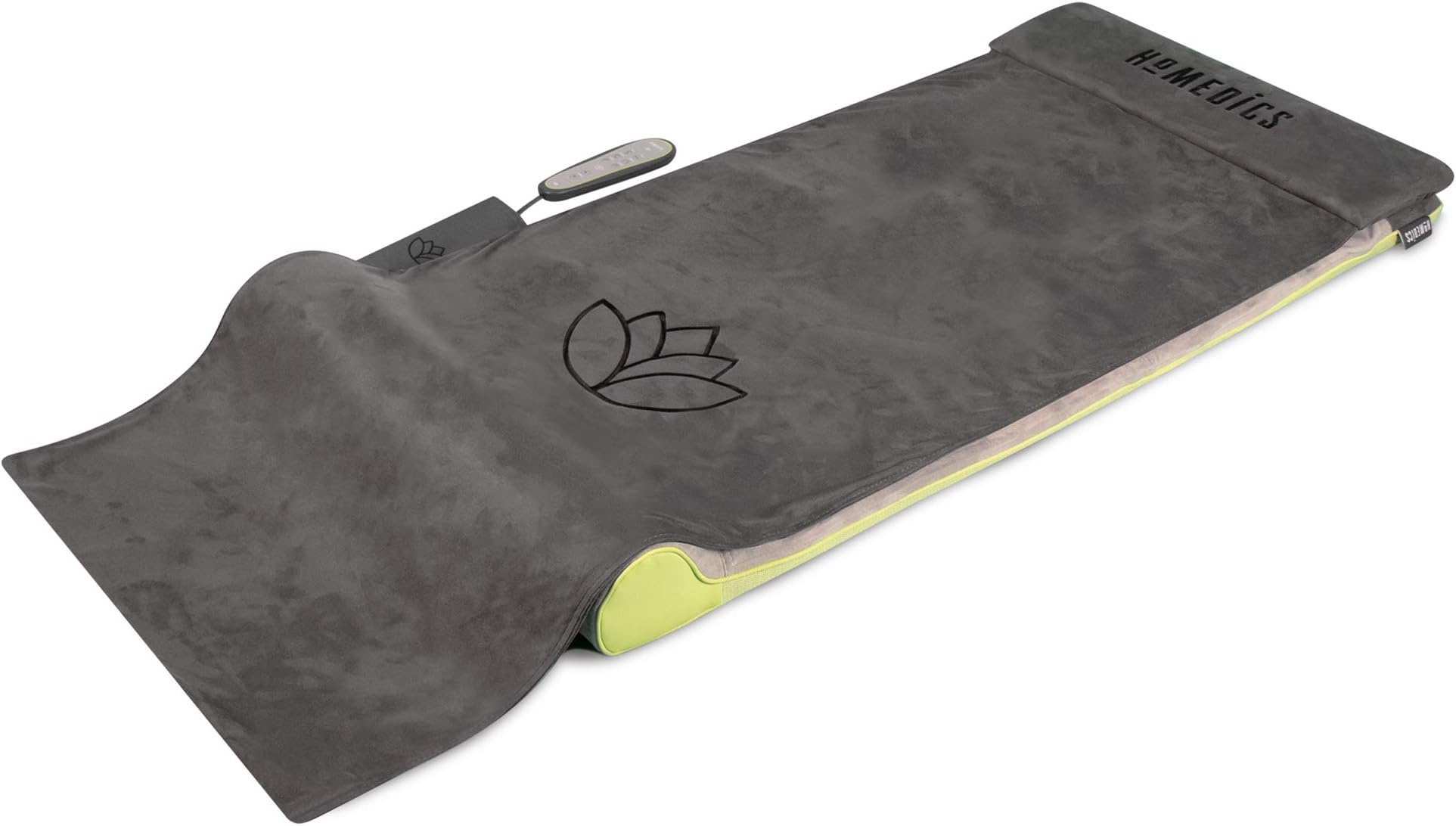 HoMedics Stretch Plus Stretching Mat - Inspired by Yoga, 7 Precision Air Bladders Emulate Thai Massage, 6 Programs to Stretch Your Back, 3 Adjustable Intensities, Foldable for Easy Storage