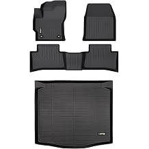 All Weather Car Floor Mats & Cargo Liner for Corolla Cross 2022-2026 FWD Only Custom Fit Full Set Accessories - BlackNot for Hybrid