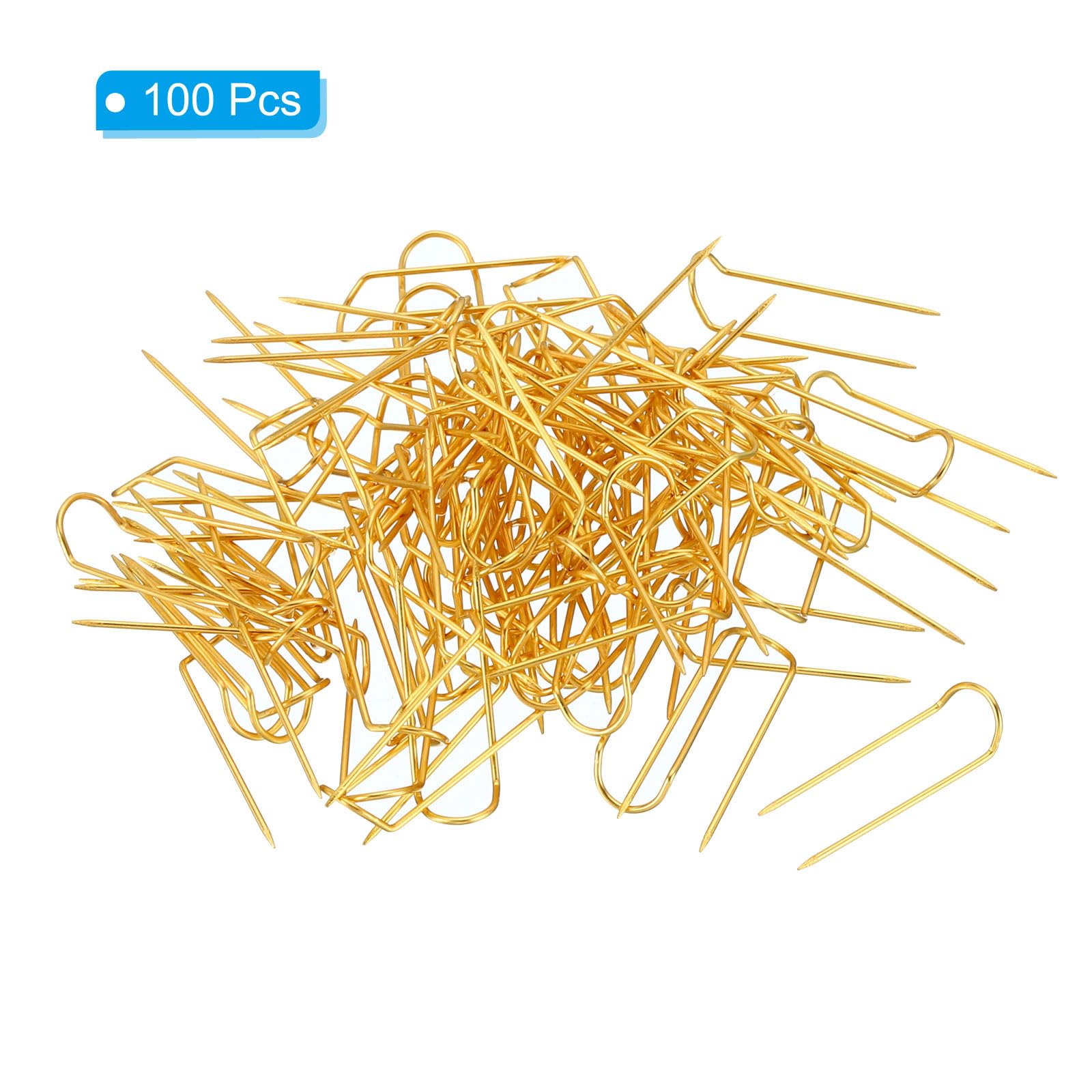 100 Pcs Sewing U Pins - 23mm Stainless Steel Blocking Pins For Crafts & Jewelry