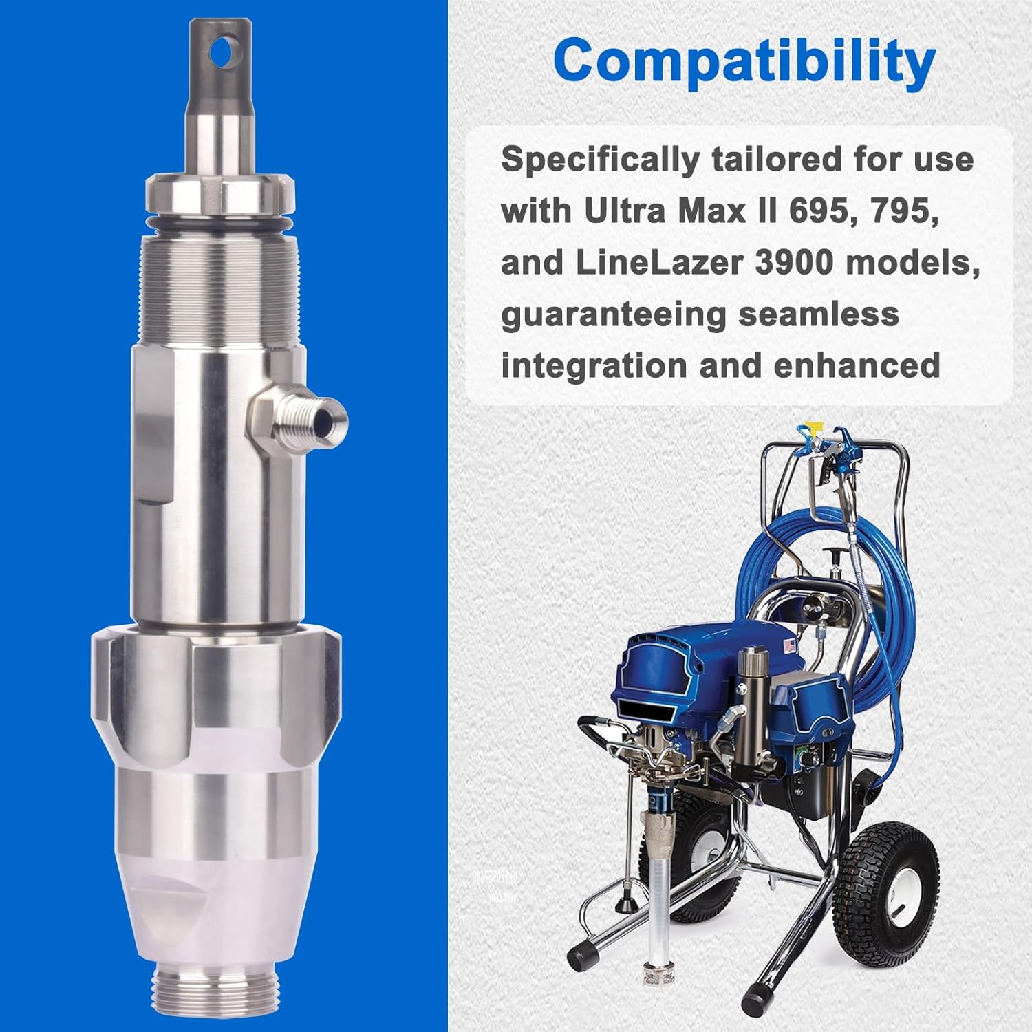 Airless Spray Pump for Graco 248204 Ultra Max II 695 795 and LineLazer 3900 Sprayers.Graco Ultra Max II 695 795 Parts Pump Aftermarket