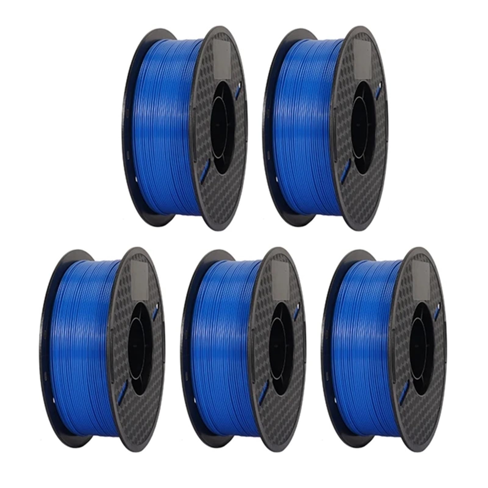 Compatible con el filamento de impresora 3D Kingroon PETG de 1,75 mm | Colores mezclados múltiples del material 5KG híper de PETG for proyectos de impresión 3D(5KG Blue)