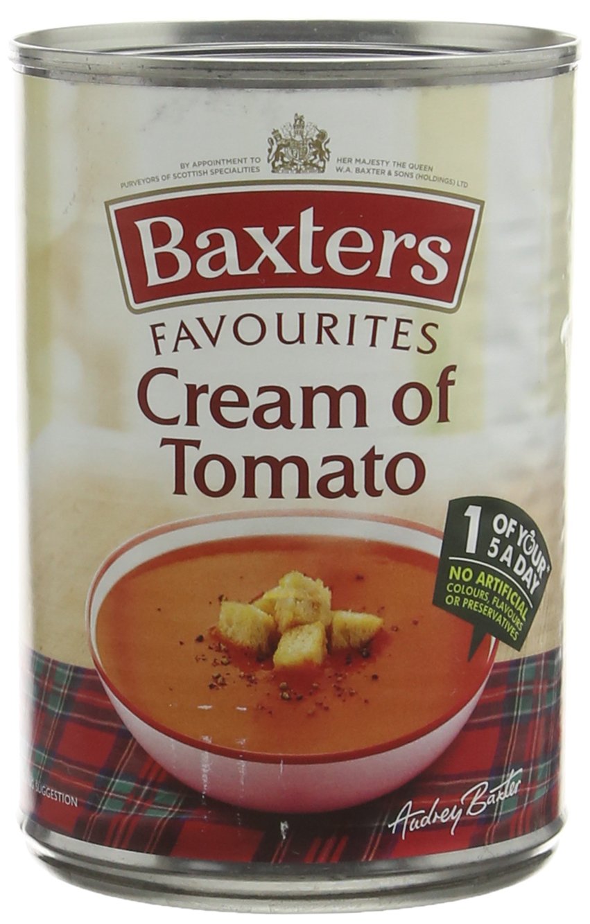 Baxters Favourite Cream Of Tomato Soup 400G Packaged Vegetable Soups Grocery