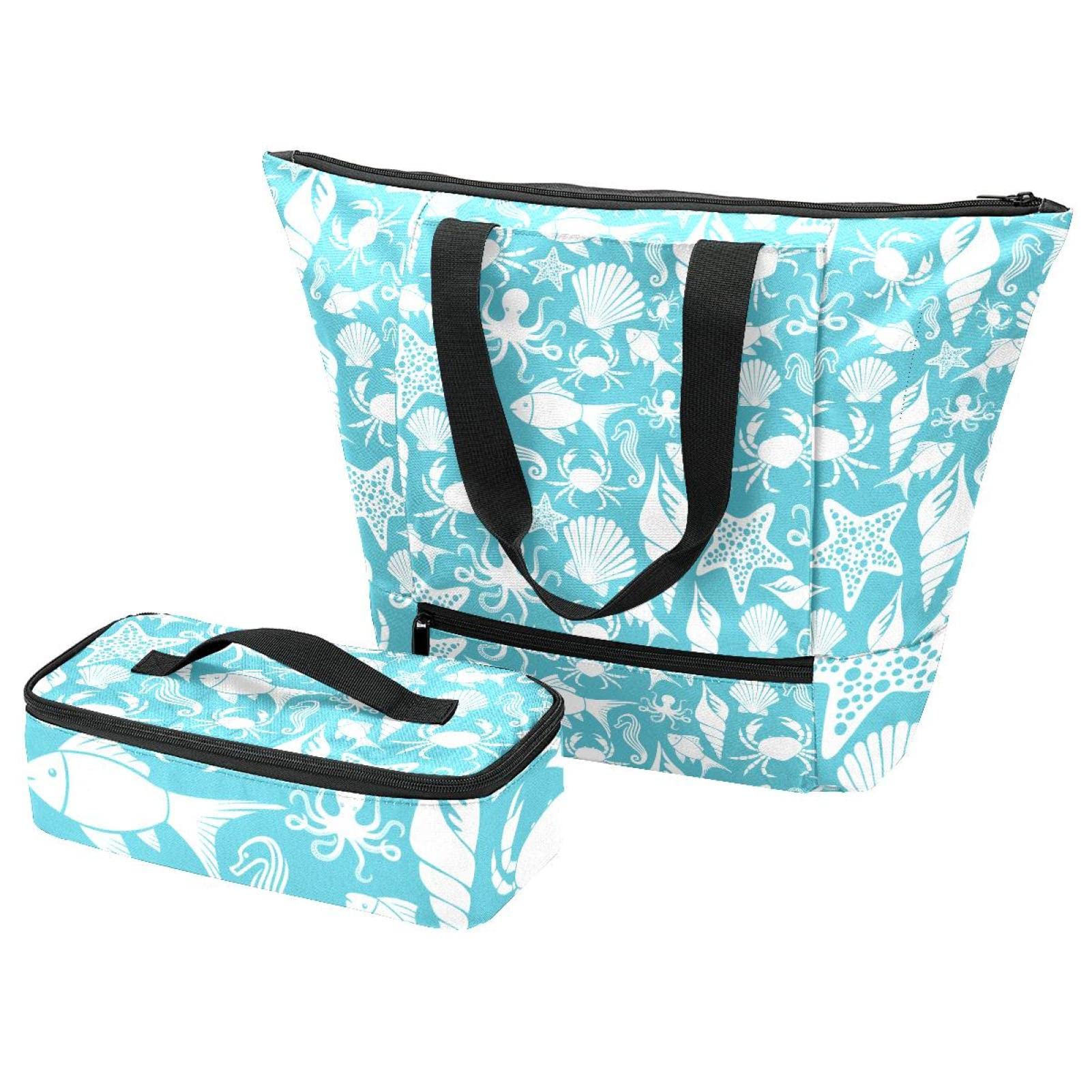 Sac fourre-tout anti-gaspillage avec boîte à déjeuner isolante Couleur 9