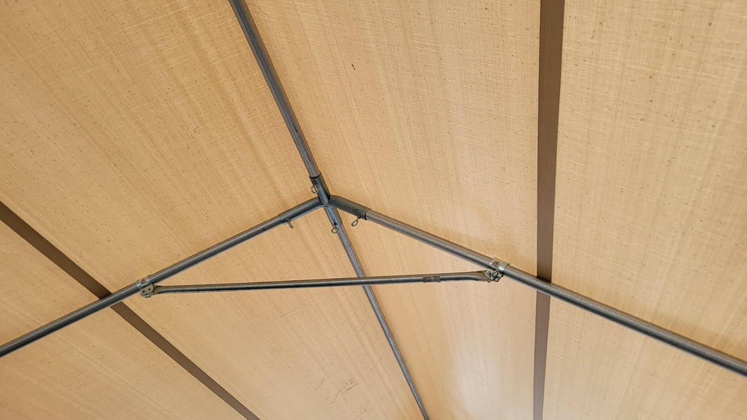 40” Extra Long Angled Canopy Bar Brace Frame Support Bracket Carport Pole Cross Bar for EMT Pipe ONLY (Choose Size) (3/4" Pipe Brace)