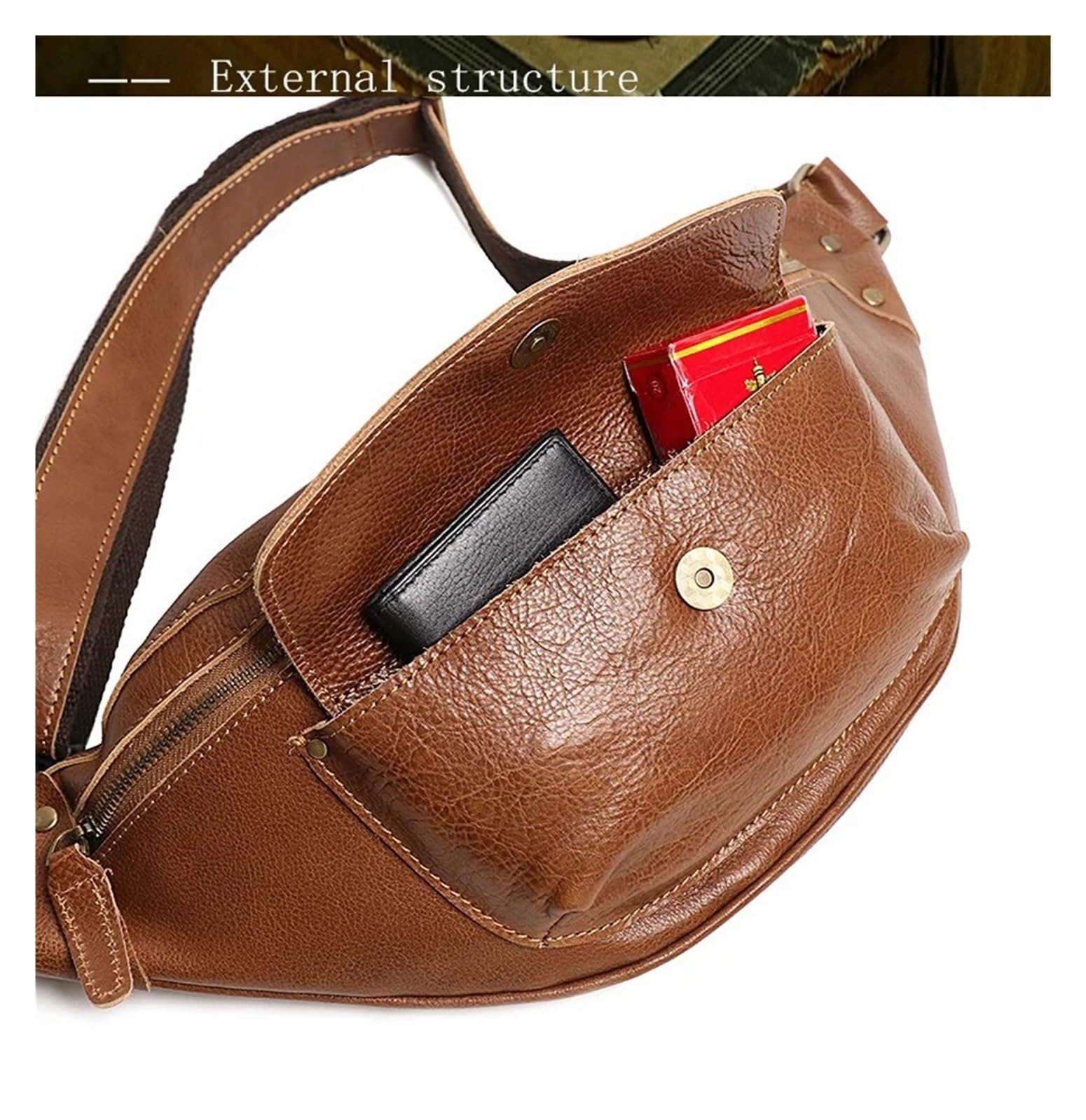 Bolso Pecho Hombre Bolso Deportivo for el Pecho, Bolso Cruzado Informal for Hombre, de Hombro