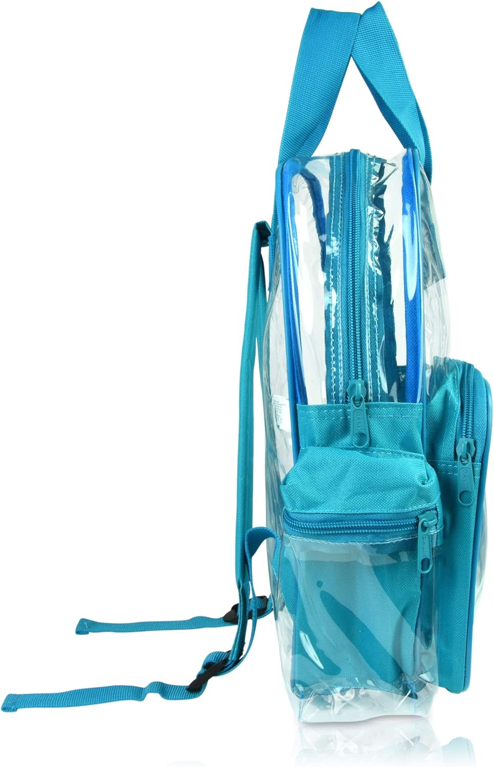 DALIX Wholesale Clear Backpacks Small Book Bags 50 Pc in Teal
