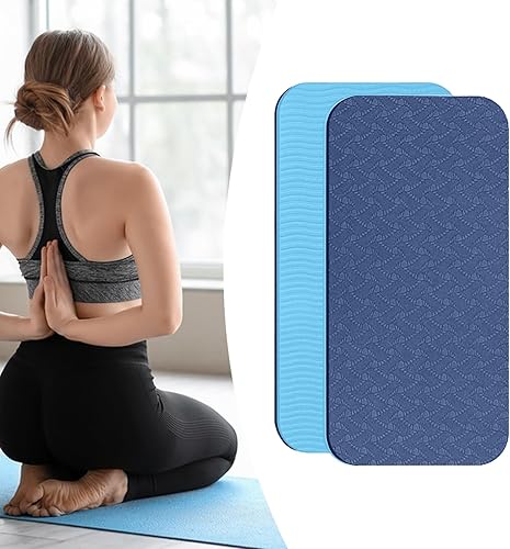 Miniatura 7 de Yoga Knee Pads, Small Yoga Mat, Knee Pad Cushion, Non Slip Anti-Tear Support Cushion, for Discomfort Free Workout Fitness Gym Indoor Exercise Plank