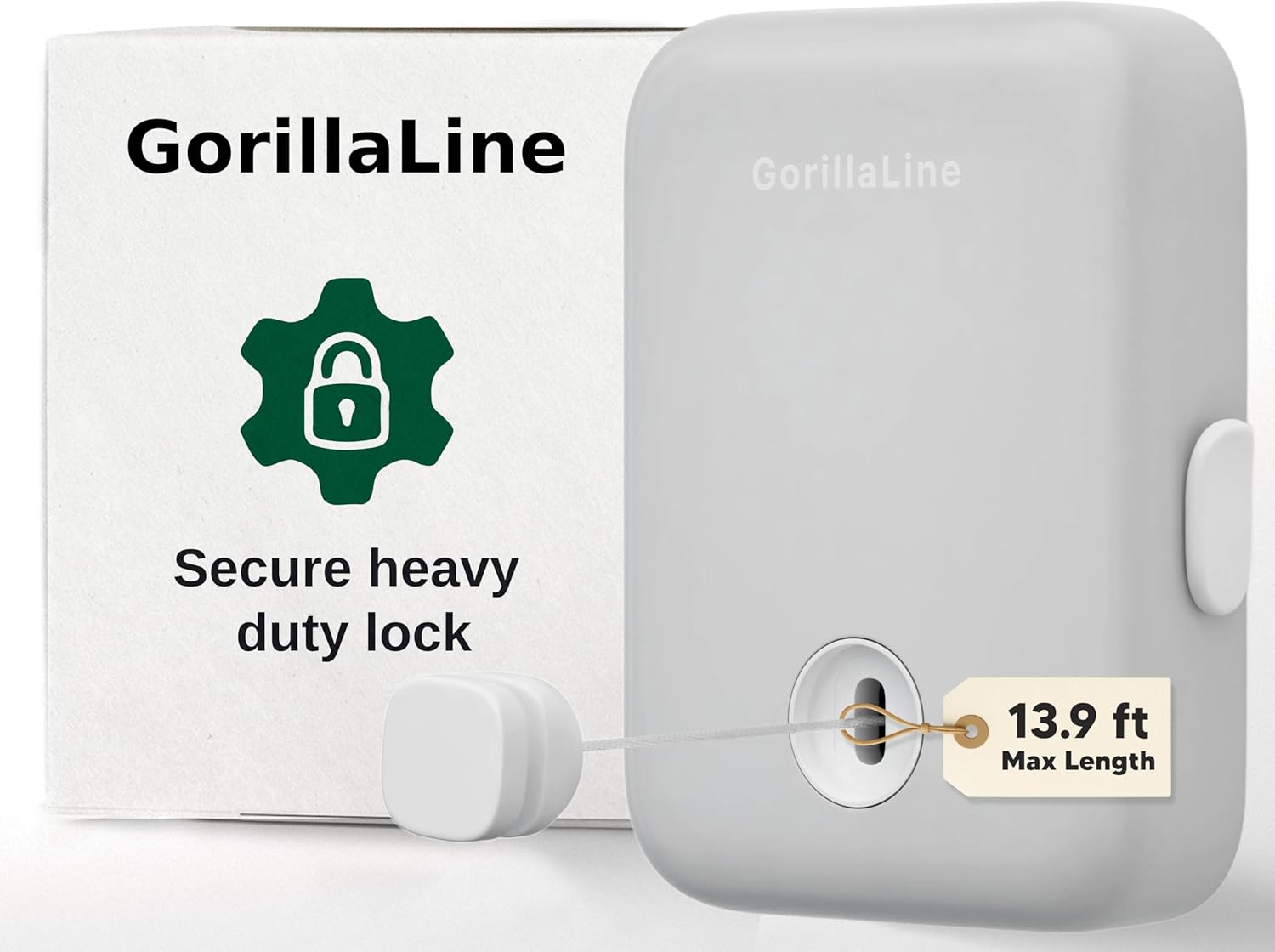 GorillaLine retractable clothesline wall-mounted