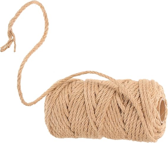SUPVOX Natural Sisal Rope 1 Roll Cat Climbing Rope DIY Sisal Rope Cat Scratching Tree Rope DIY Rope Daily Use Cat Scratcher Rope Cuttable Cat Scratcher Rope Replaceable Scratching Rope