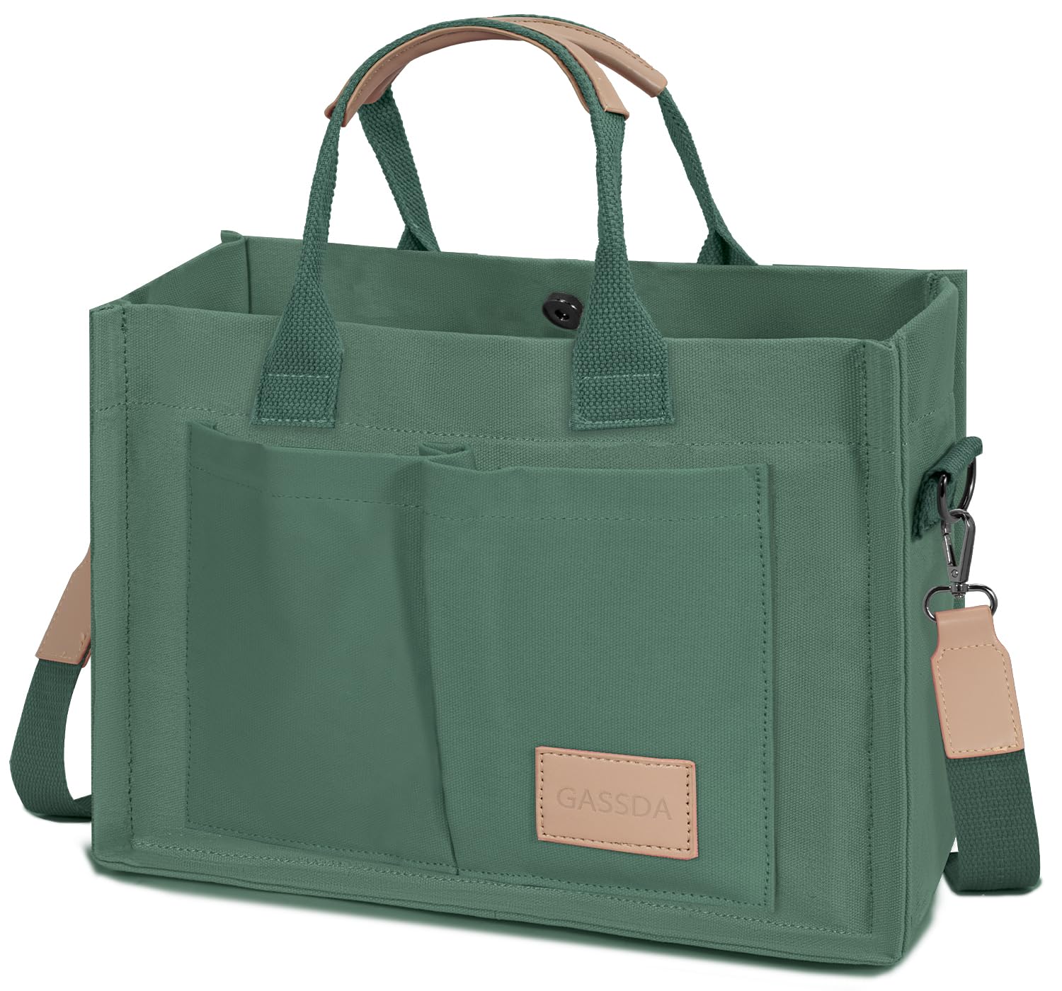 GASSDATote Bags for Women Canvas Tote Purse Crossbody with Pockets Top Handle Shoulder Satchel Bag for Women