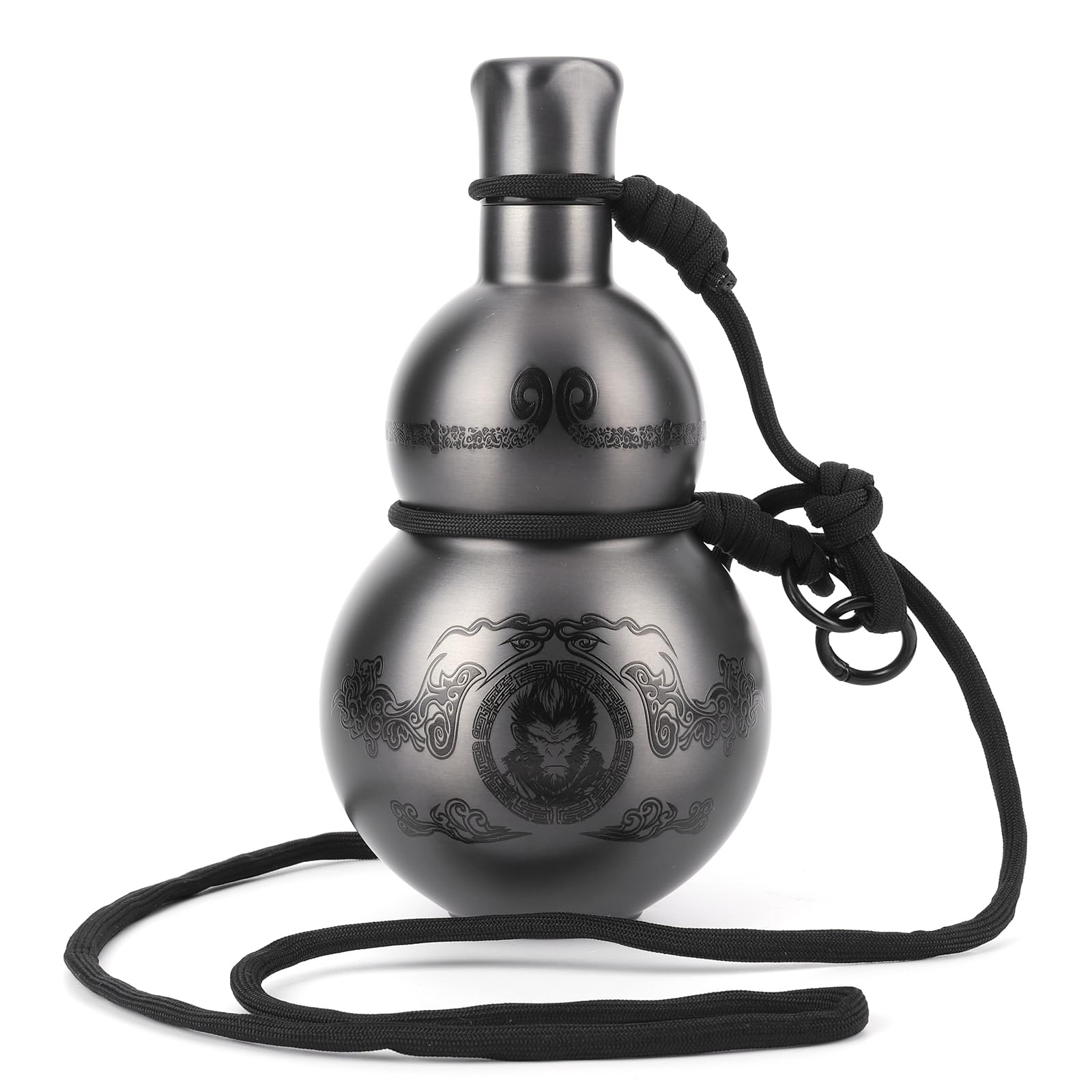 Borraccia termica in acciaio inox 316, a doppia parete, per bevande calde e fredde, a tenuta stagna, da 500 ml, stile retrò, per escursioni, ufficio e uso quotidiano