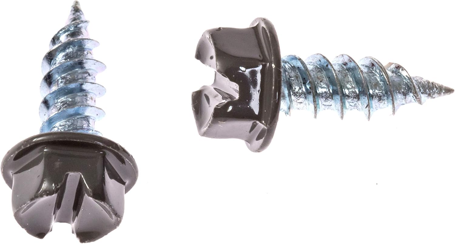 Eagle 1#8 1/2 inch (500 Count) Gutter Downspout Or Sheet Metal Screws (Multiple Quantities/Colors) - Easy Start Sharp Tip - Zip Screws/Fasteners (500, Tuxedo Grey)