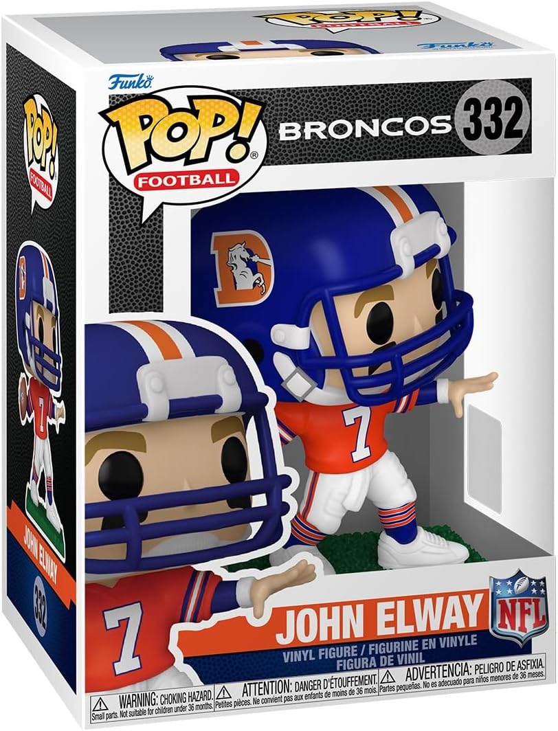 Funko Pop! NFL: Legends - John Elway - Broncos - Collectable Vinyl Figure - Gift Idea - Official Merchandise - Toys for Kids & Adults - Sports Fans - Model Figure for Collectors