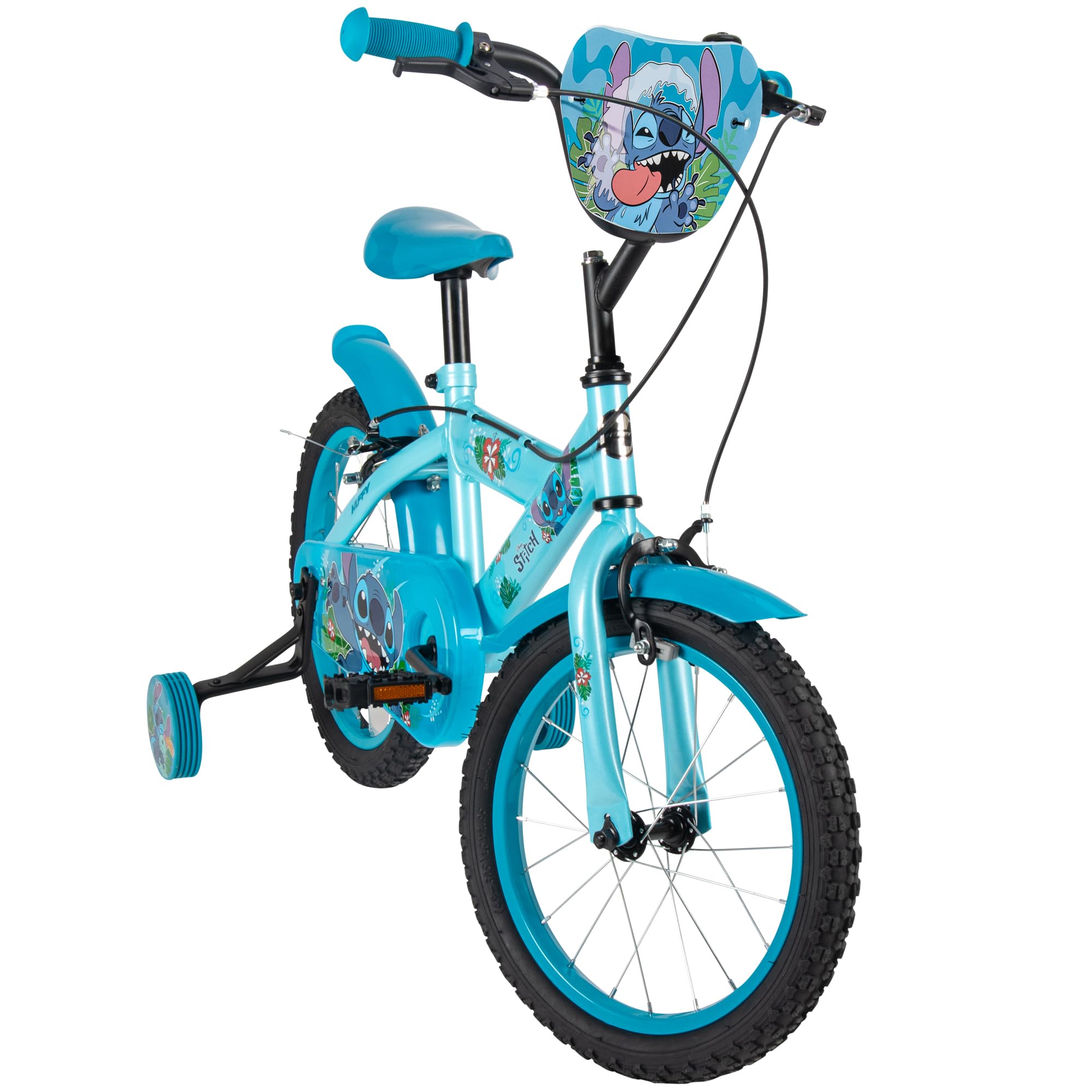 Huffy Disney Stitch - Bicicleta Infantil (12/14/16", con Ruedas)