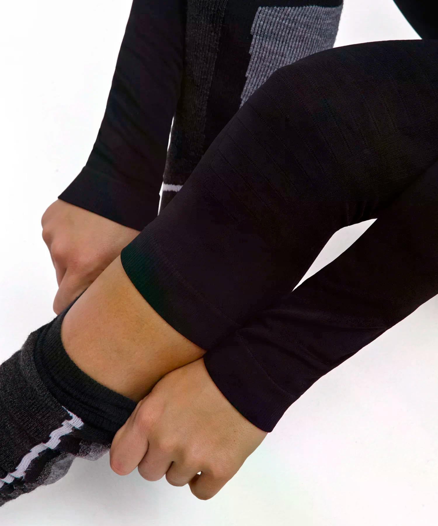 FALKE Kobiety Warstwa podstawowa (dół) Maximum Warm 3/4 W Ti materiał funkcyjny szybkoschnące ciepłe 1 Sztuka, Czarny Black 3000, S