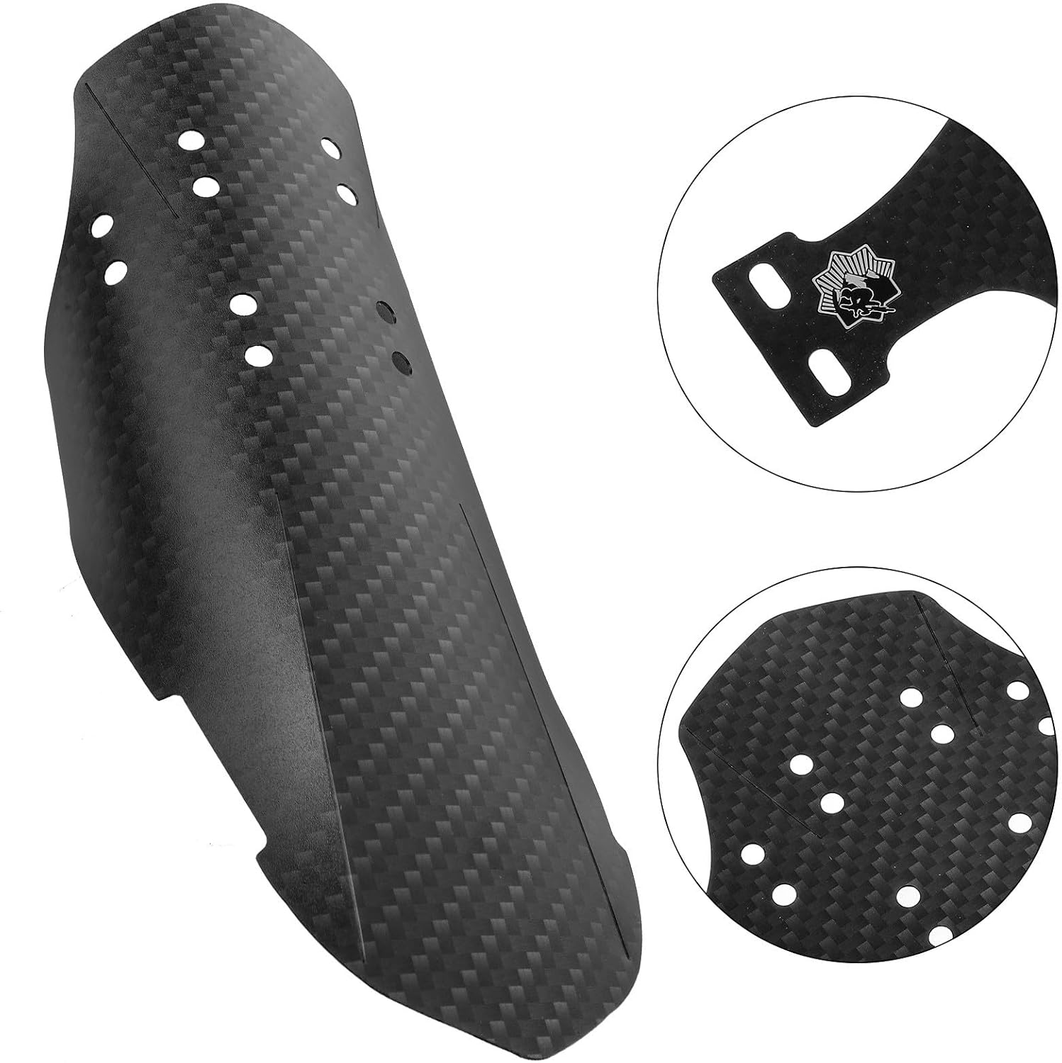 Didiseaon Bicycle Mud Guard Adjustable Black Plastic Fenders for Bike Tire | Tool Free Installation, Blocks Mud and Water, Bend and Pressure Resistant