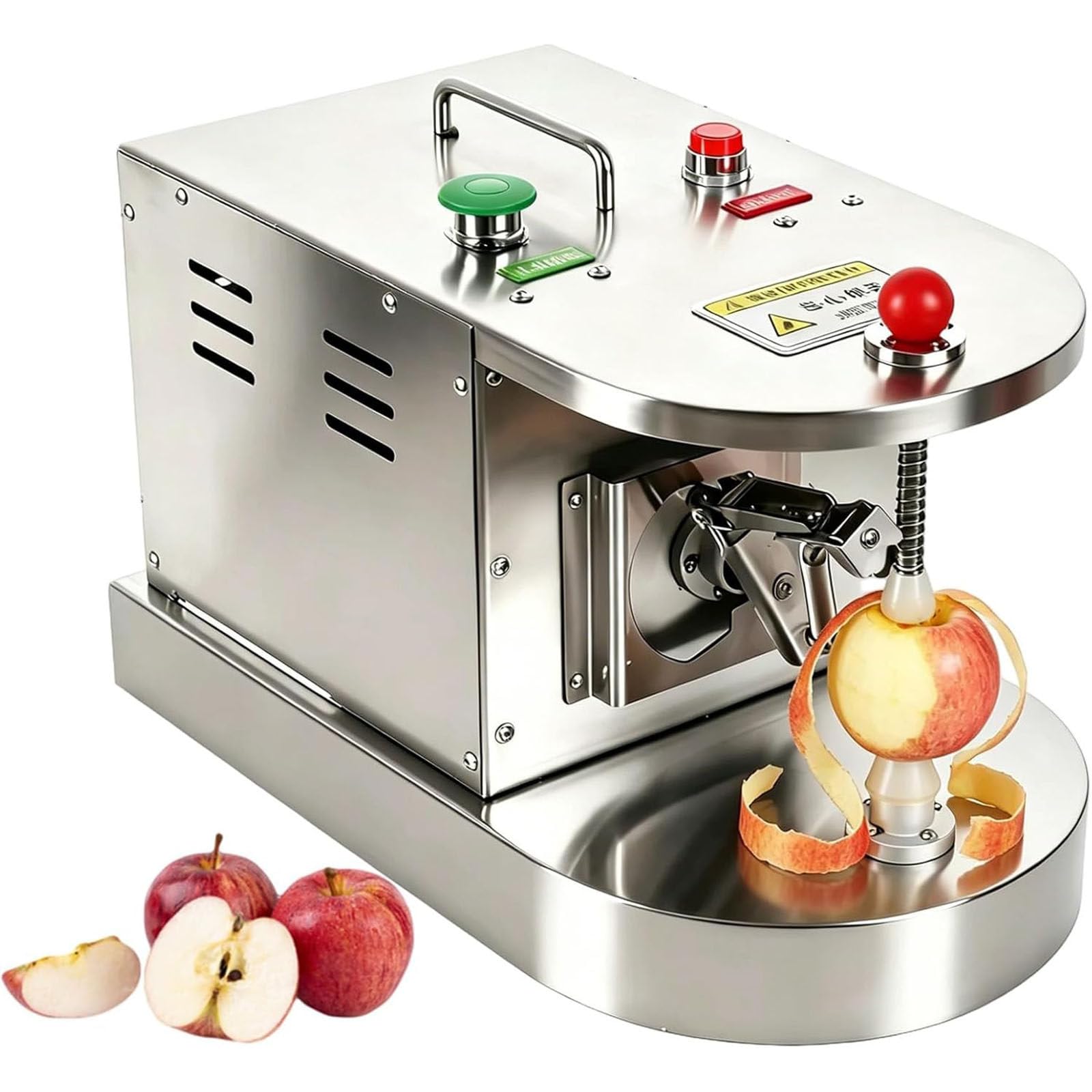 LJCSSD Commercial Automatic Lemon and Orange Peeler, Electric Potato Peeler, Automatic Potato Peeling Machine, Electric Fruit and Vegetable Peeler, Peeling Machine