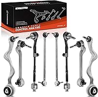 Vista 1 de A-Premium Set of 8, Front Lower Forward & Rearward Control Arm, Sway Bar Link, Inner & Outer Tie Rod End Assembly, Compatible with BMW - 2006-2015