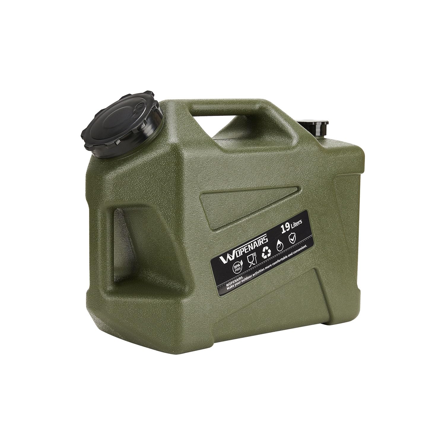 Water Container Water Jug with Spigot with (3.2-5) Gallons Portable No Leakage for Camping,Vehicle, Car, Hiking, Hurricane Supplies RV