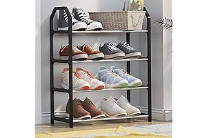 Space-Saving Shoe Rack for Enhanced Home Organization