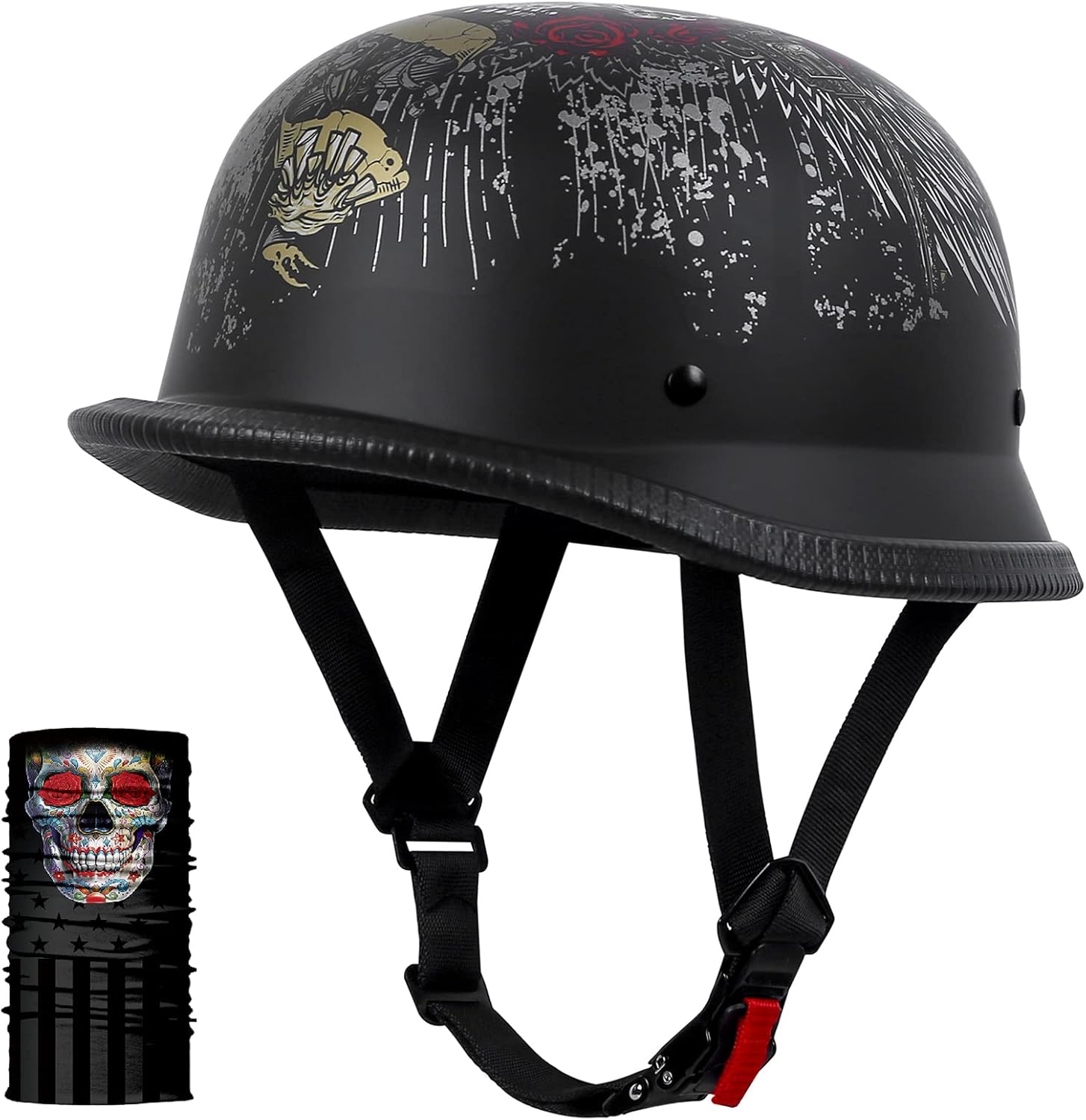 イージーライダース ナチヘル シャーマン マットブラック 黒 装飾用ヘルメット イージーライダース ナチヘル シャーマン マットブラック 黒