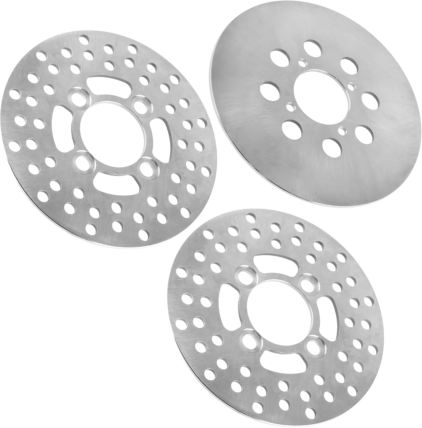 Caltric Front and Rear Brake Disc Rotor Kit Compatible with Yamaha Banshee 350 YFZ350 1990-2001 / Warrior 350 YFM350X 1989