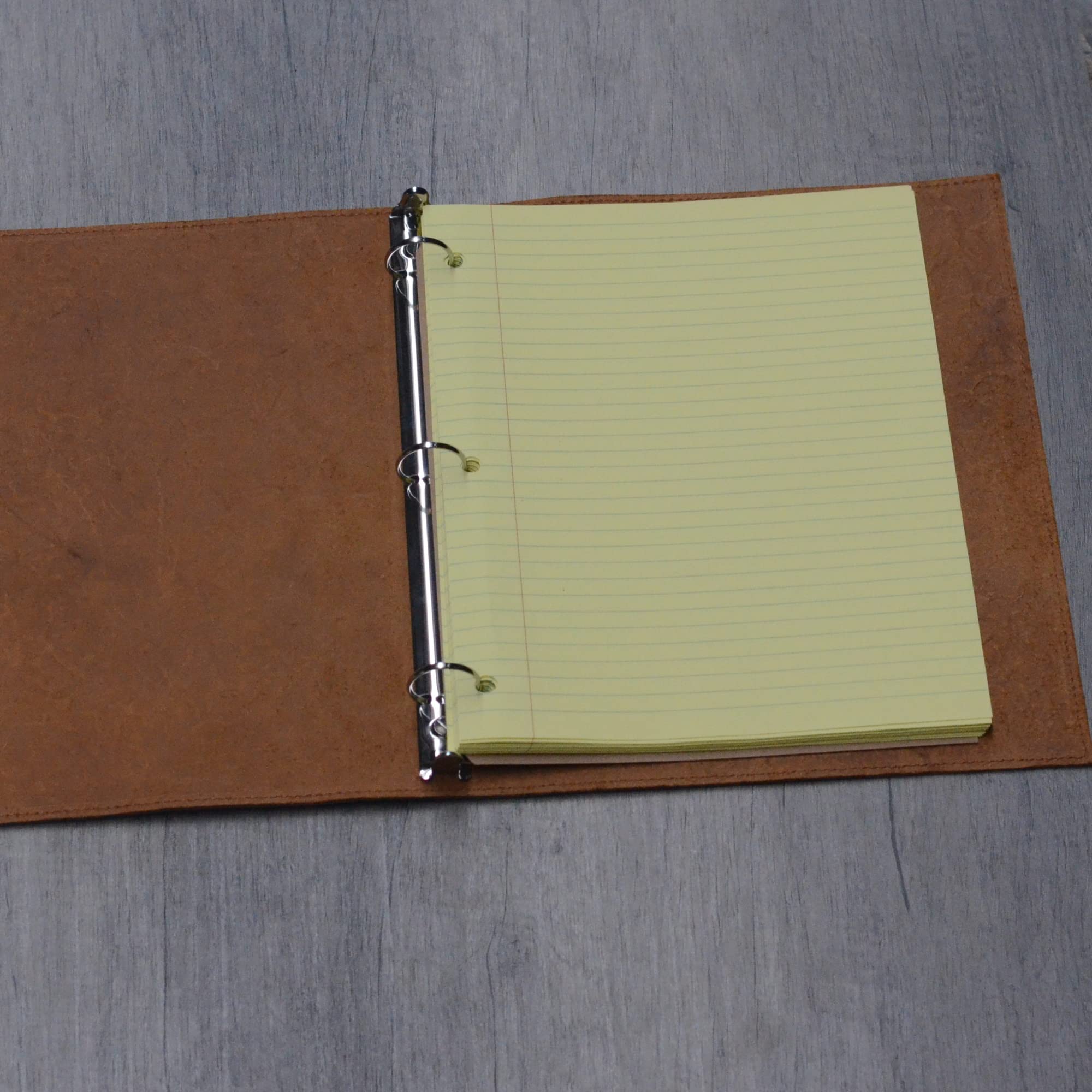 JJNUSA - Raccoglitore a 3 anelli, 2,5 cm con anelli rotondi, organizer per quaderni, formato A4, 21,6 x 27,9 cm