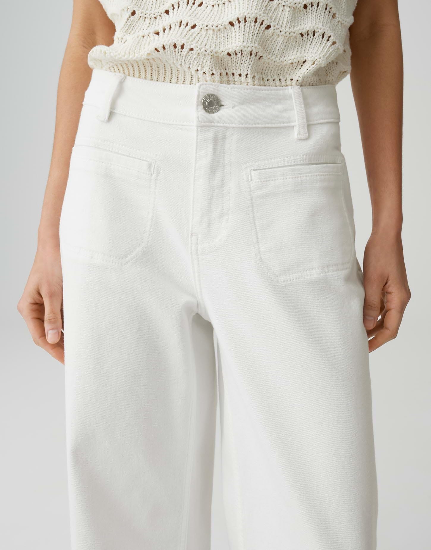 OPUS Damen Wide | MIVA URBAN Wide Leg Jeans aus BCI Cotton Mix Mid Rise