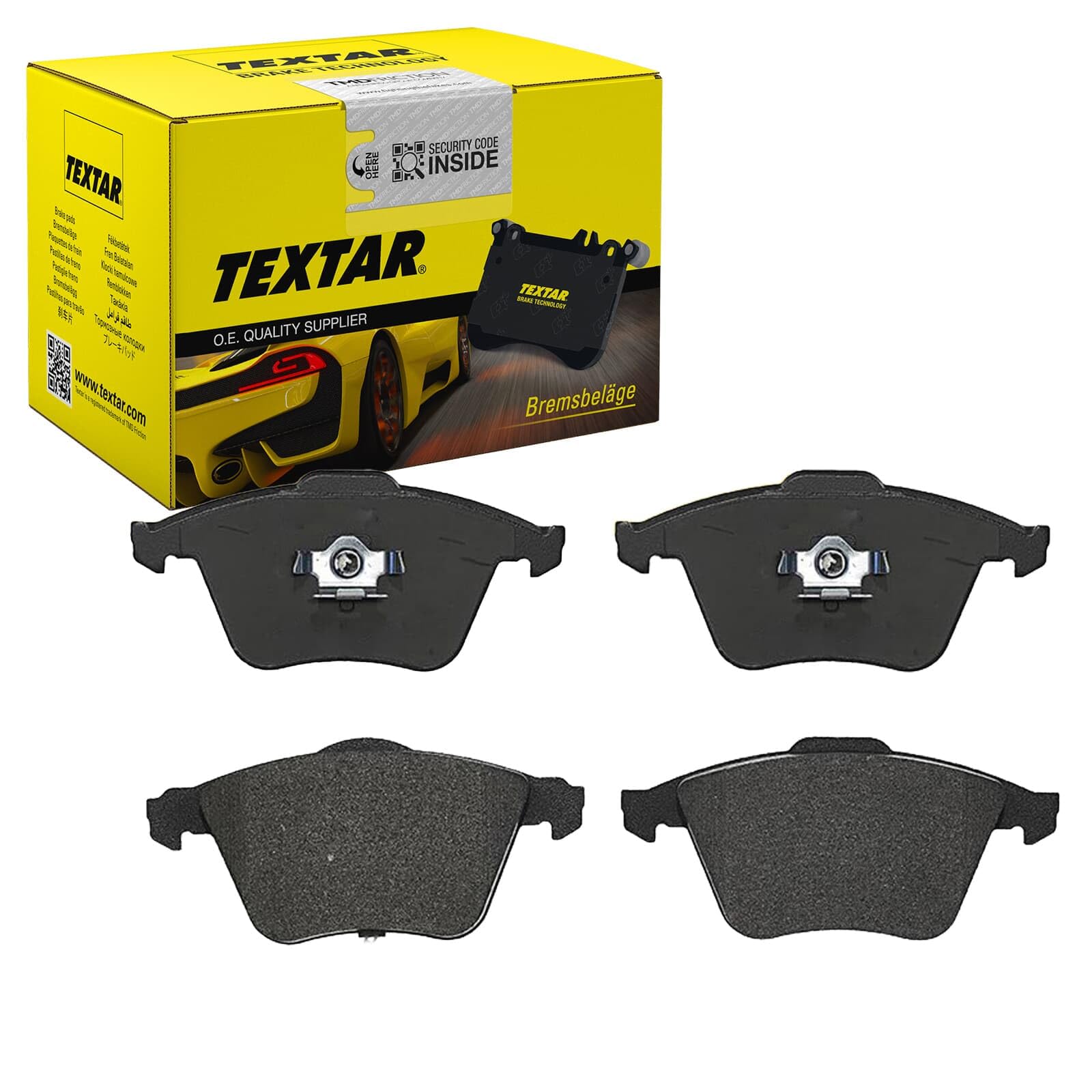 TEXTAR Bremsbeläge Satz 2376302 – Frontbremse für Audi Modelle