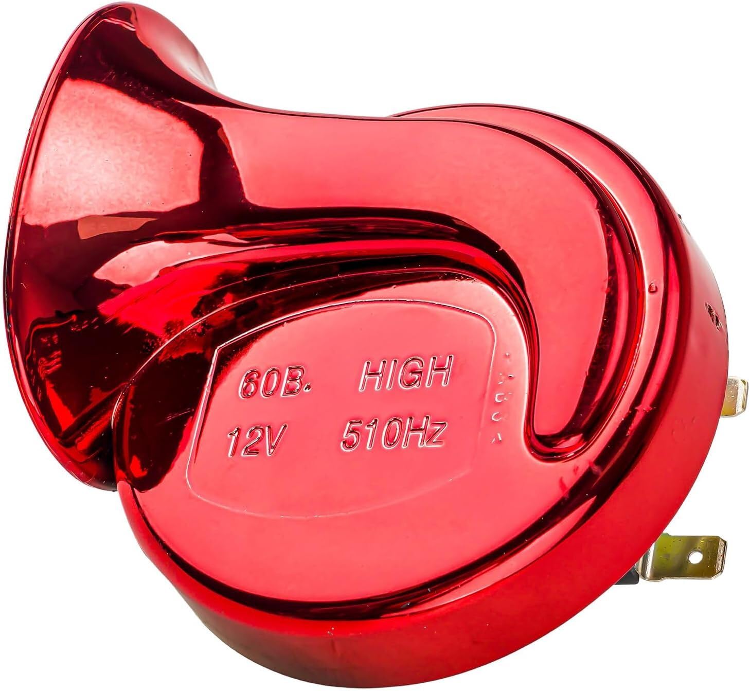 Universal Horns Car Single Horn Loud Waterproof 12V High Tone Snail Electric Horn for Motorcycle Pickup RV SUV MPV Van Electric scooter