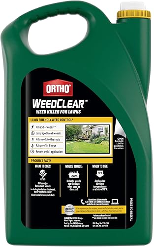 Miniatura 2 de Ortho WeedClear herbicida para césped recarga, no daña el césped (cuando se utiliza según las indicaciones), mata el diente de león y el trébol, 1