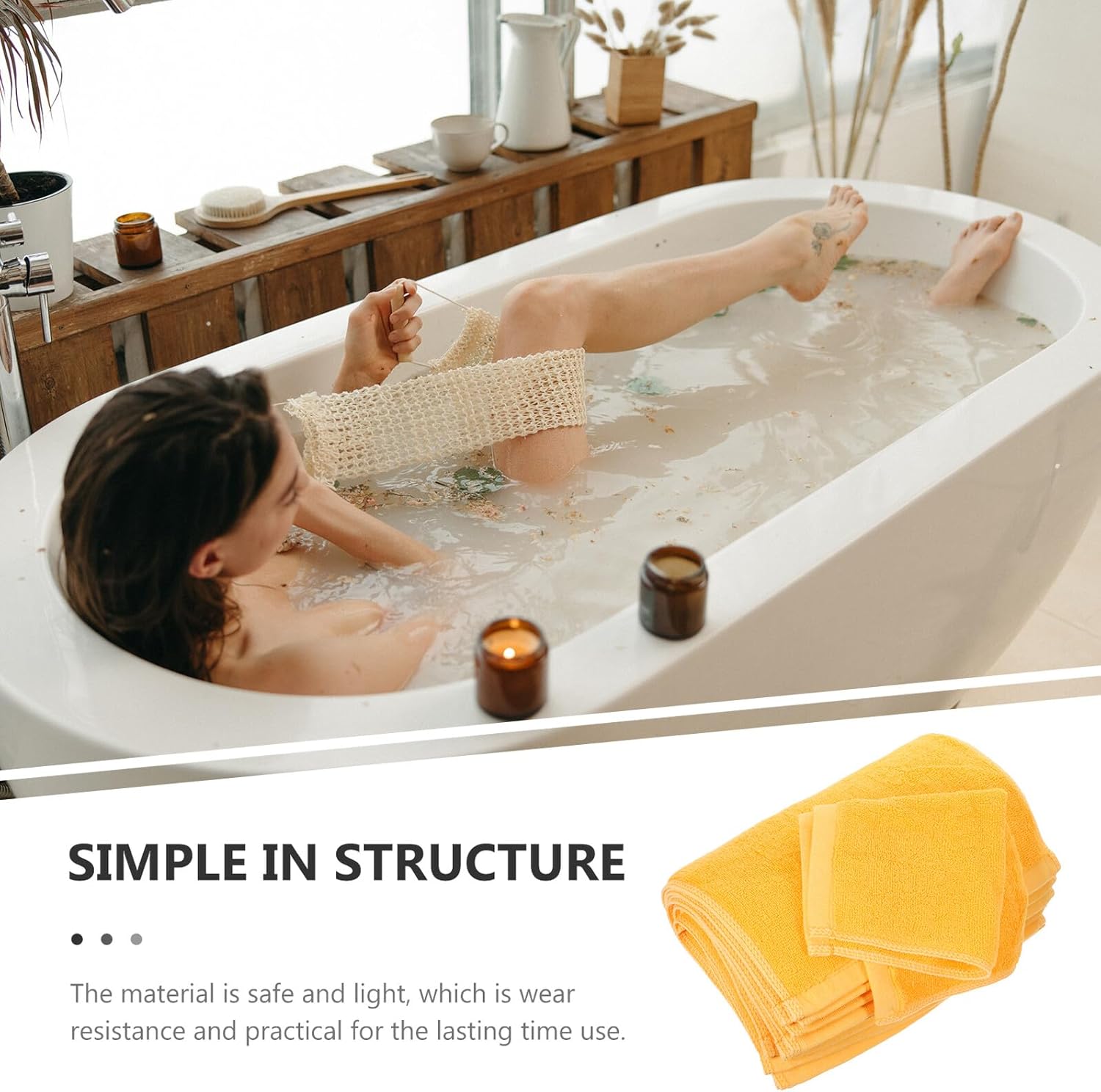 12pcs Cotton Washcloths Super Soft Absorbent Face Washing Towels 30x30cm Orange 50g Ultra-Absorbent Hand Towels for Bathroom and Shower Use