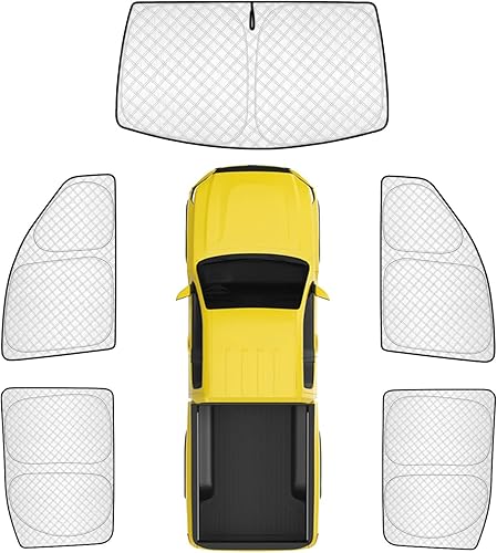 Miniatura 78 de KMF - Parasol de repuesto para parabrisas, cubierta para ventana lateral y trasera, cubierta protectora para visor, para campamento, bebé, bloqueo