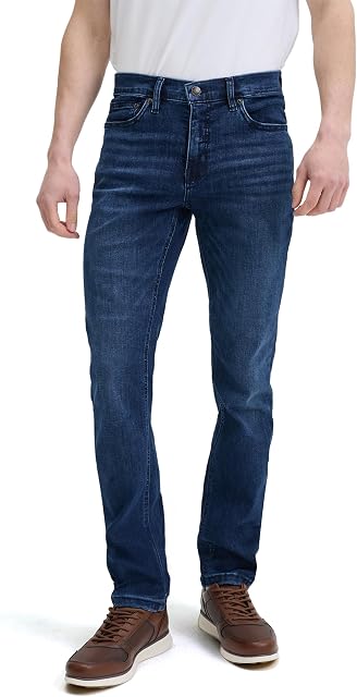 Urban Star Jeans hommes minces – Pantalon en tissu stretch pour hommes – Confort Premium Casual Port et tenue de travail