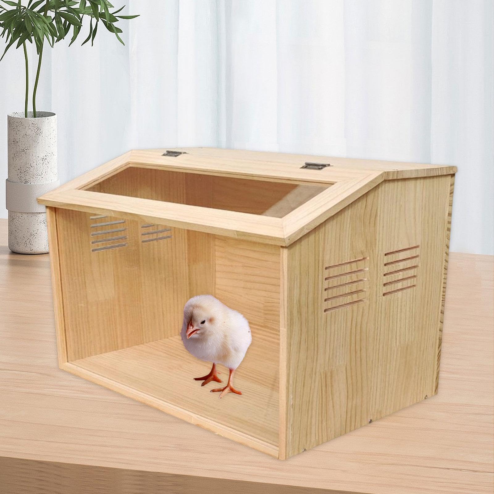 Sharplace Incubadora de, Gallinero, Hábitat para Mascotas, Hábitat para Animales Pequeños, Hámster, Transparente, Versátil, Jaula para Codornices, Gall, 40x30x30cm