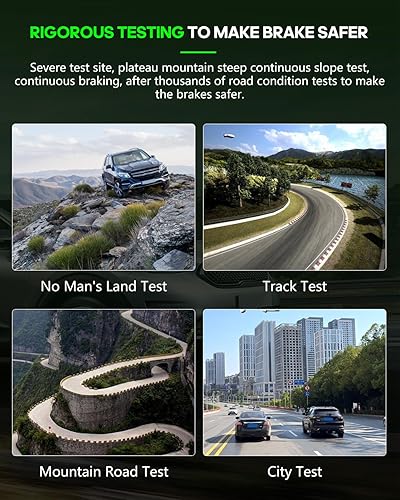 Miniatura 8 de SCITOO Rotores de disco ventilados delanteros de 13.23 pulgadas (13.228 in) + pastillas de freno de cerámica de repuesto para Chrysler Aspen 07-09,