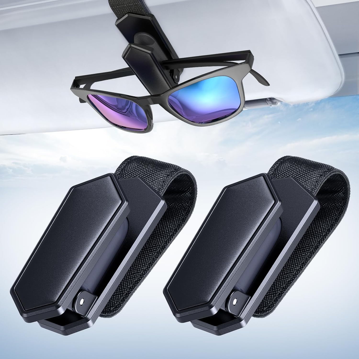 Tesla Alcantara Sun Visor Glasses Case