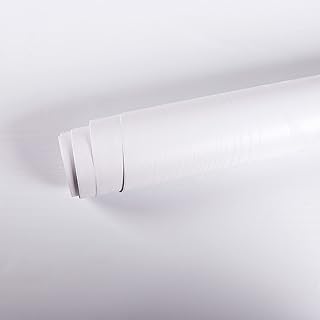 木目シート 白 壁紙シール 木目柄 カッティングシート 45cm×6m リメイクシート 厚みある壁紙 はがせる 自己接着 ウォールステッカー テーブルシール クロス ふすま紙 キッチン のり付き 家具リフォーム 補修 模様換え おしゃれ DIY インテリア 防水 玄関 ドア キャビネット 棚 賃貸 ホワイト