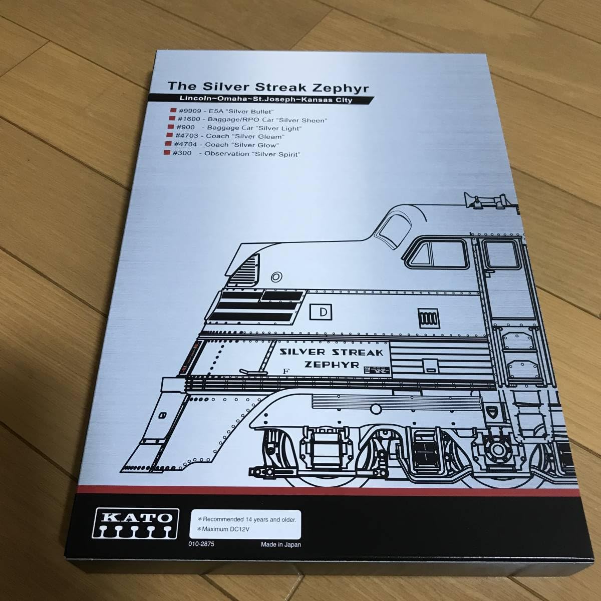 Amazon | KATO 106-090 CB&Q EMD E5A & SilverStreakZephyr シルバー