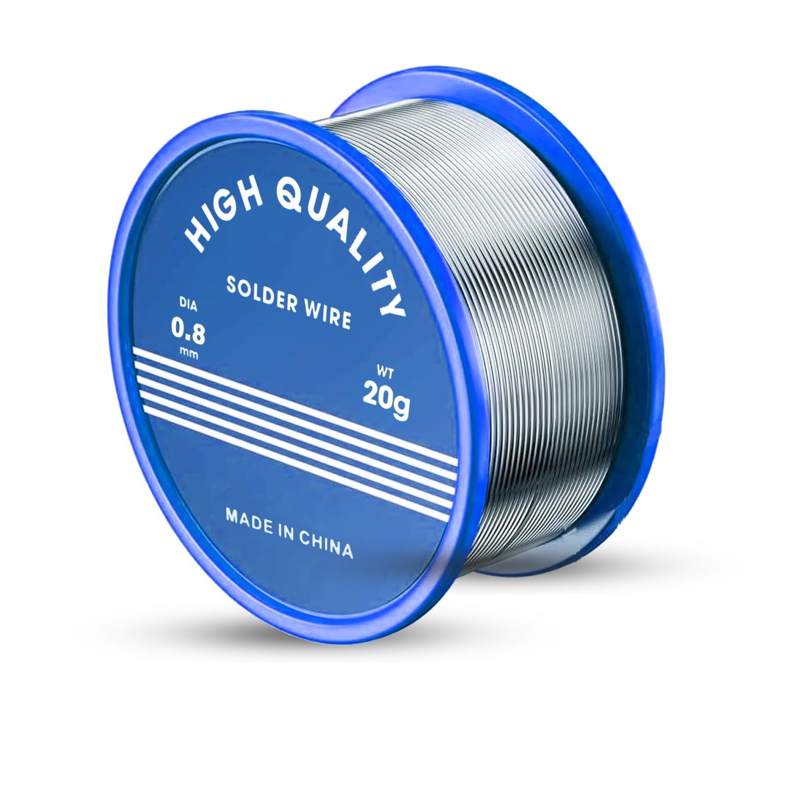 1 Roll Solder with Flux, Solder Wire Stainless Steels, Solder Lower Melting Point for Electric Soldering DIY Work, Soldering Wire Operation, for Soldering Works, Home (0.8 mm, 30 g)