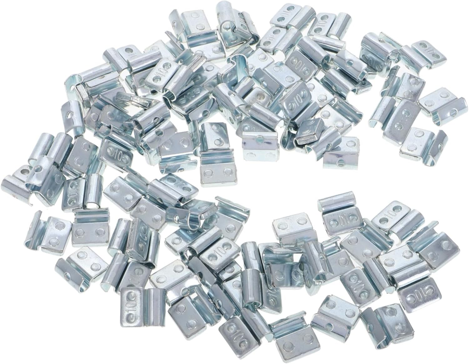 STOBAZA 100pcs Tire Balance Weights Kit Blocks for Cars and Trucks Aluminum Alloy and Steel Design Easy Installation for Tire